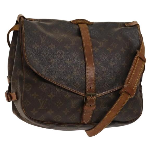 LOUIS VUITTON Monogram Saumur 35 Shoulder Bag M42254 - Picture 1 of 13